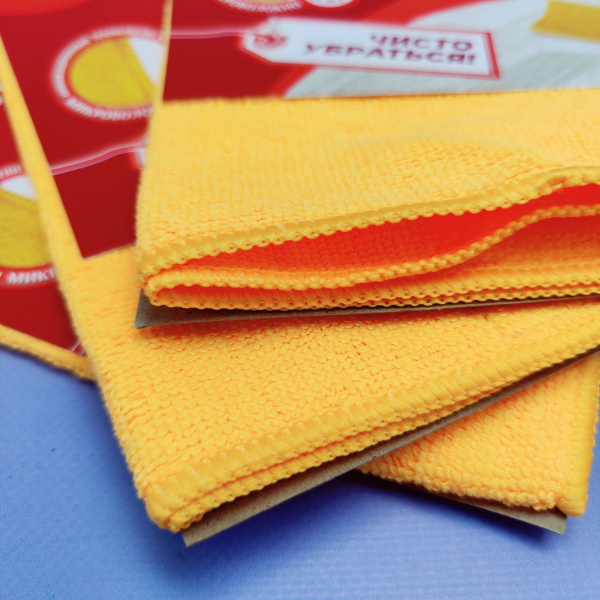 Универсальная насадка-тряпка из микрофибры с липучкой для швабр 40х38 см. / Салфетка для сухой и влажной уборки